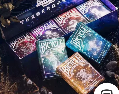 出一套十二星座花切扑克牌（一代），全新，无...