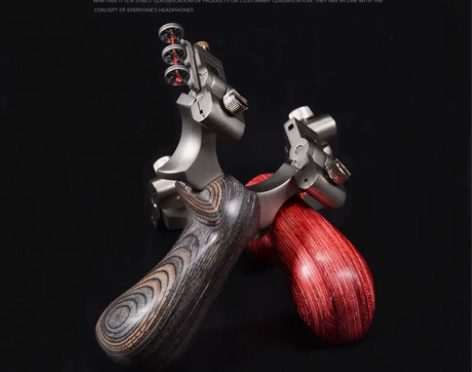 弾弓龙舌高精准度快压扁皮弹弓不锈钢大威力龙...