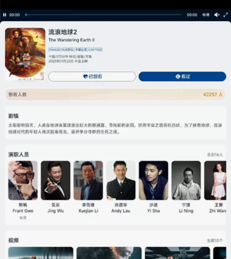 电影票流浪地球，满江红…… 湛江万达/华都...