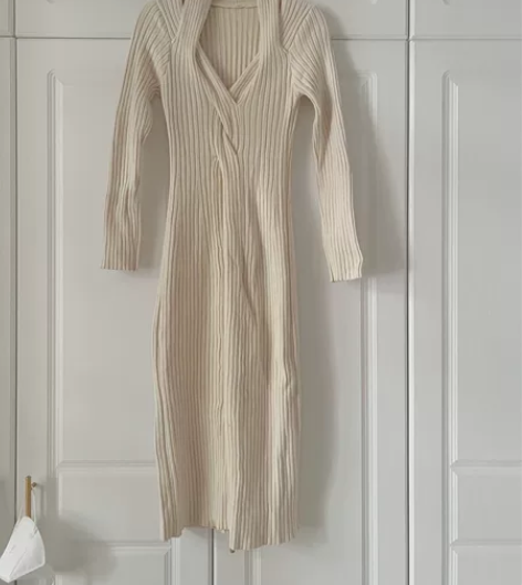 针织辣妹包臀裙 内搭连衣裙 均码的 有弹性...