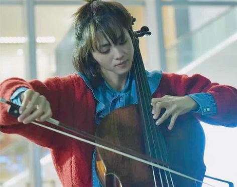 《四重奏》日剧满岛光同款天丝水洗牛仔荷叶边...