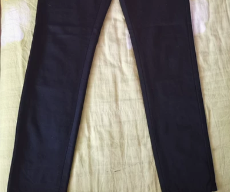 杰尼威尼 黑色薄绒男士休闲裤 175/80...