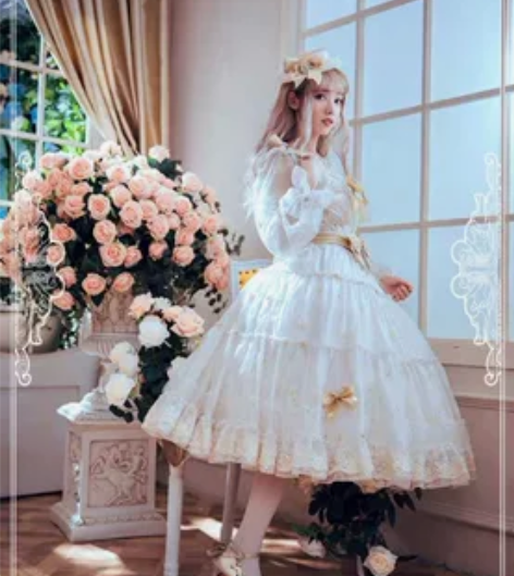 【幻之风原创lolita】~小茜茜~金线星...