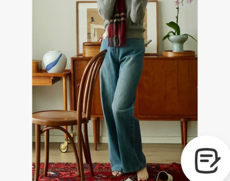 现货 水洗蓝 激光擦色大理石纹 阔腿拖地牛...