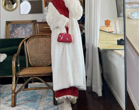 晓公子|玉琼瑶|复古贵气保暖冬款新品仿獭兔...