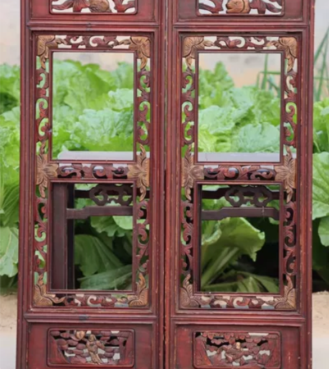 老花板，纯手工雕刻，品相一流，完整漂亮，适...