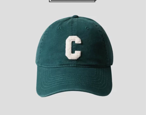 胡茬叔叔帽子好版型男女同款韩版C字百搭软顶...