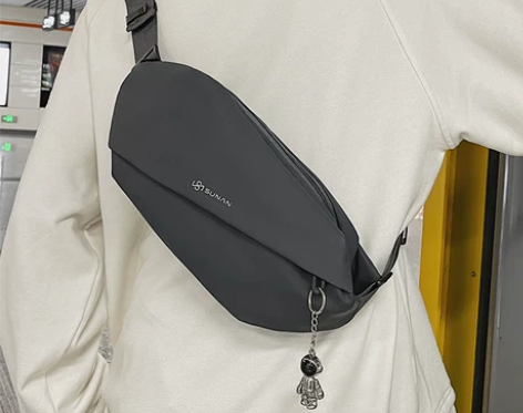 胸包男ins潮小挎包百搭时尚潮牌男士斜挎包...