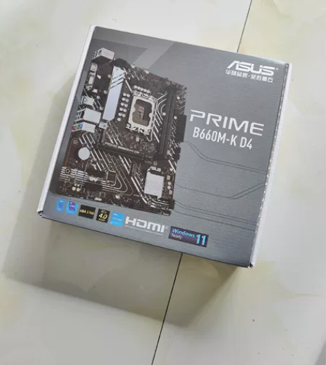 华硕B660m-k D4主板 全新未拆封 ...