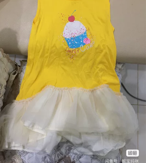 马克珍妮夏季背心蛋糕裙,新旧如图,110码...