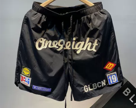 美式潮牌短裤夏季男宽松休闲运动高街篮球五分...