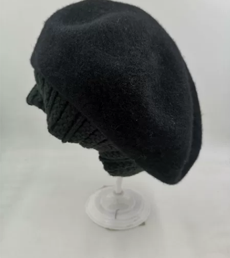 几乎100%羊毛呢贝雷帽女秋冬日系英伦甜美...