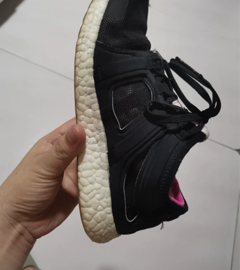 阿迪达斯夏季女士运动鞋，五成新，55包邮，...