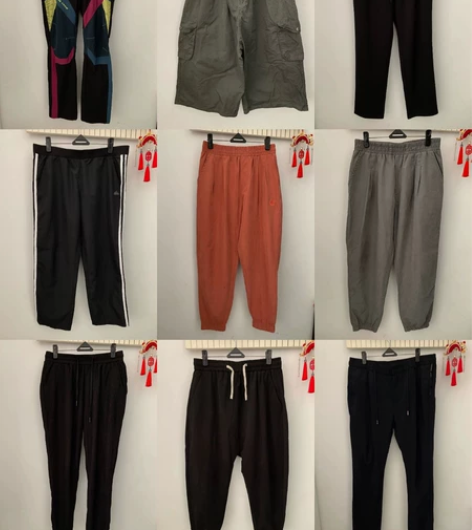 【第二件减7】男士大童裤子合集夏秋季单层户...