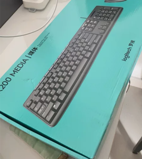 罗技MK200有线键盘鼠标套装电脑笔记本U...