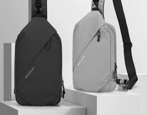 原创新款挎包男士胸包机能单肩斜挎包潮牌男士...