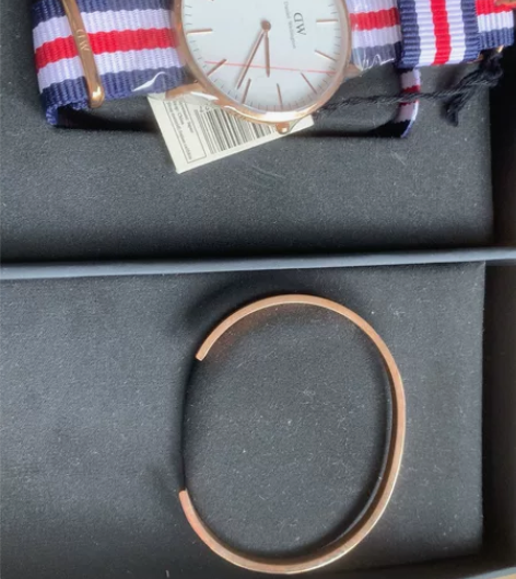 dw手表男 女CLASSIC系列撞色织纹腕...