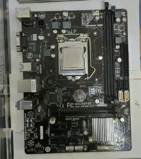 技嘉GA-H81M-S1电脑主板 功能正常...