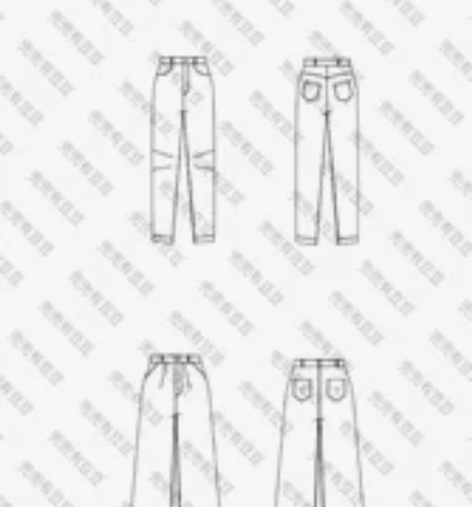 服装款式图AI代画 各类款式图AI代画，正...