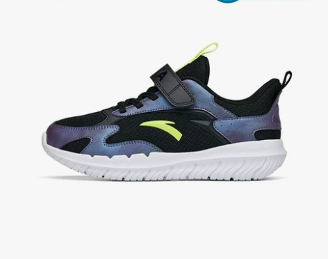 安踏 中大童易弯折魔术贴跑鞋运动鞋 新旧如...