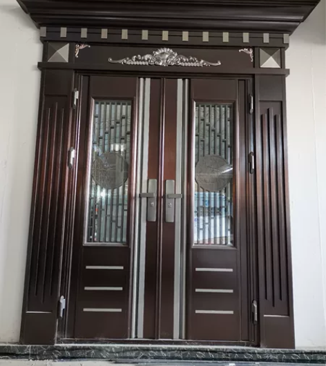 不锈钢韩式入户门清样，有看中可以来厂里看现...