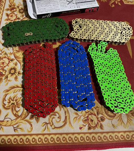摩托车链条 DID油封链条 彩色油封链条 ...