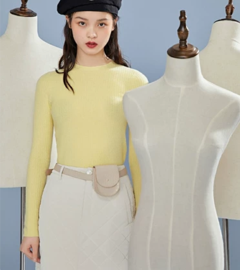 太平鸟半身裙女菱格绗缝设计感休闲百搭气质A...