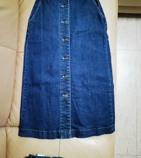 优衣库牛仔裙，s码，裙长78，腰围66，臀...