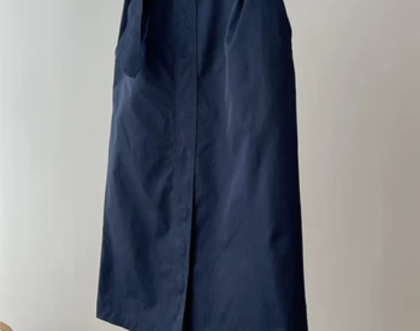 干爽不皱~日本专利面料 休闲高腰工装风中长...