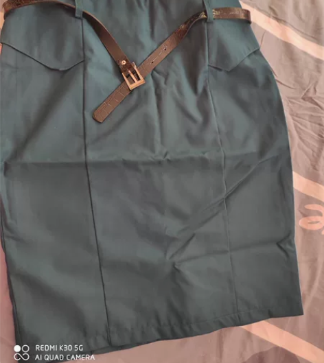 朋友送的裙子，职业装女裙，肥了穿不了，全新带标签，质量很好，...