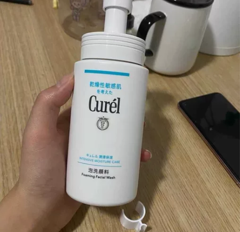 珂润洗面奶女Curel 氨基酸泡沫洁面乳敏...