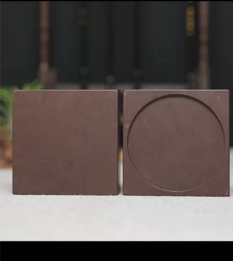 砚台文房四宝端砚宋坑4寸方形带盖两用超值 ...