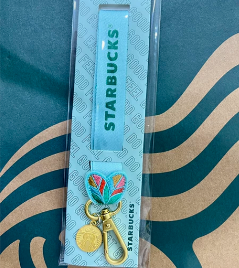 星巴克星动市集 手机挂绳 星巴克金星会员兑...