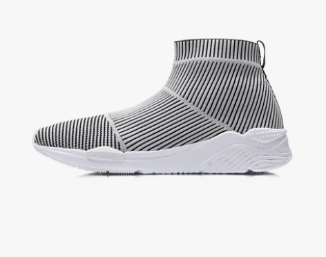 李宁休闲鞋女鞋蜕变云减震袜子鞋一体织情侣鞋...