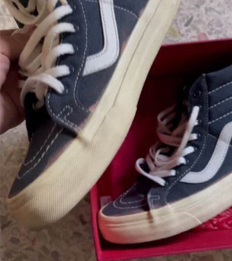 Vans范斯经典系列 SK8-Hi帆布鞋 ...