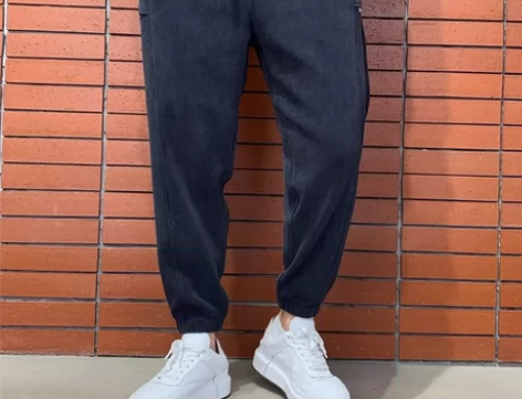 男士冬季新款加绒裤显瘦松紧腰休闲裤 感兴趣...