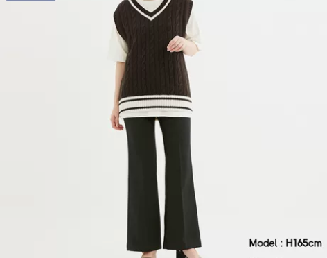 优衣库旗下 GU极优女装微喇叭裤时尚高腰显...