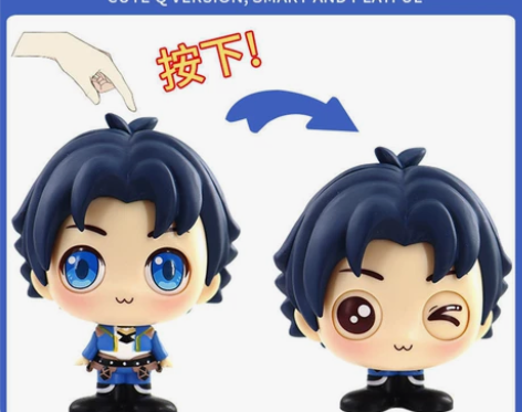 全新正版斗罗大陆盲盒唐三趣味Q版手办人物模...