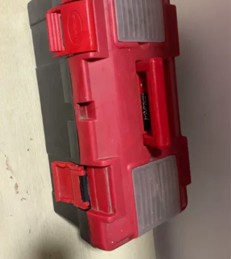 手提加厚工具箱闲置二手尺寸成色见图 重量1...