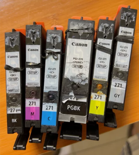 佳能打印机 墨盒 原装 自己加过墨水 耗材...