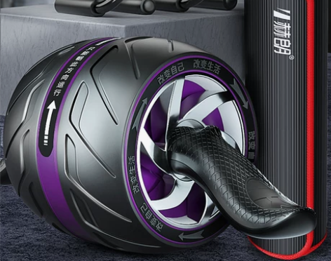 回弹健腹轮腹肌初学者收腹部静音健身器材家用...