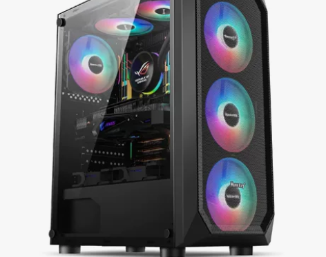 【全新未拆封】航嘉暗夜猎手5侧透机箱 参数...