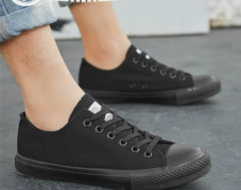 回力帆布鞋 男鞋帆布鞋女鞋春季低帮黑白色休...