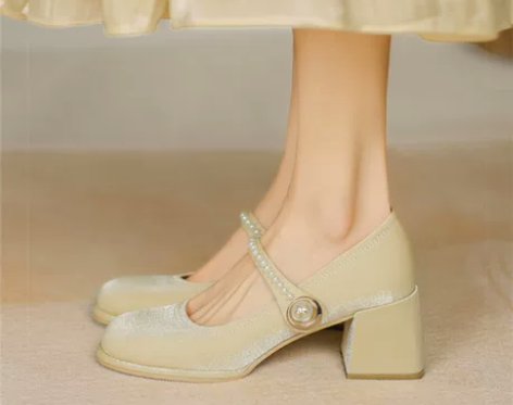 天天大东法式玛丽珍鞋女2022早春新款温柔...