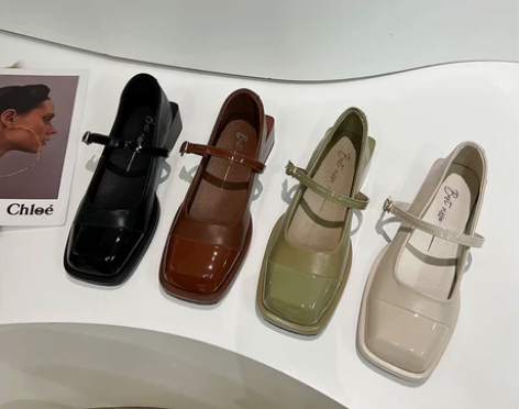 设计感小众高跟鞋法式复古玛丽珍鞋单鞋202...