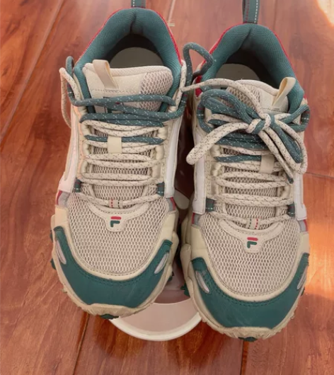 不换!老爹鞋斐乐36.5码内长230 我穿...