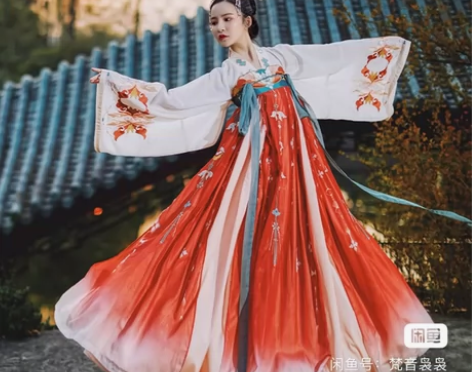 都城南庄汉服镜花缘齐胸襦裙唐风广袖日常次元...