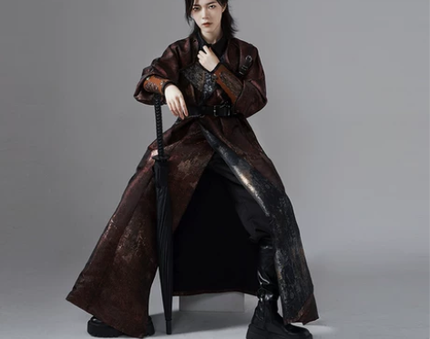 唐圆领袍等云来火烧烂棉花正品原创汉服