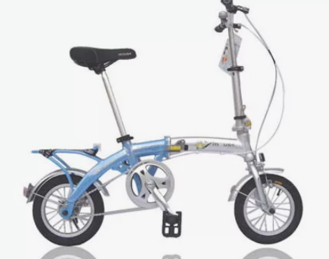 12寸灰鼠折叠自行车 安妮铝合金男女款式儿...