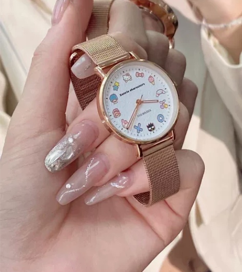 正港三丽鸥手表 【学生推荐】凯蒂猫 -玫色...